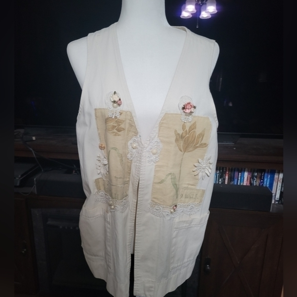 Cactus California size Medium flower vest